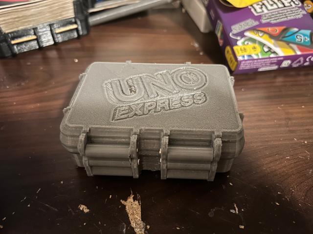 Uno Express Rugged Card Box 3D model thumbnail