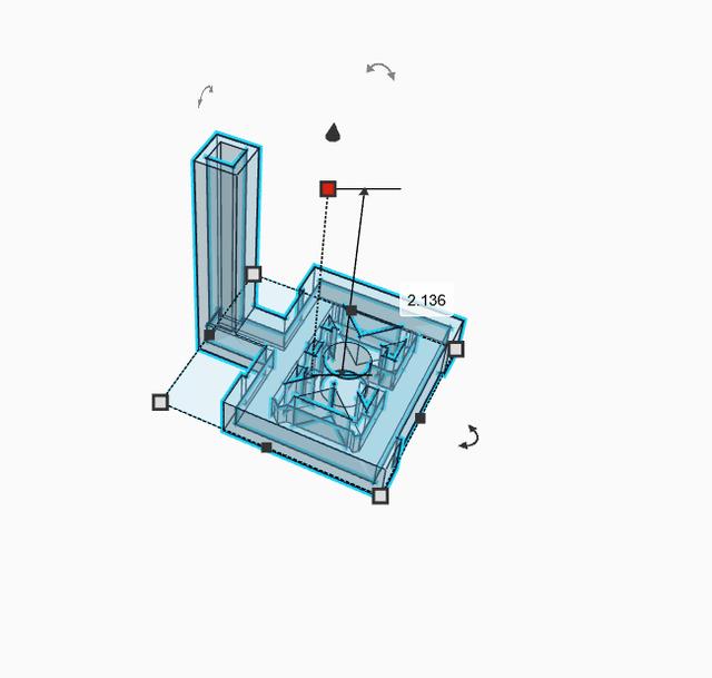 Ooze Life Stache X ConNectar Adapter 3D model thumbnail