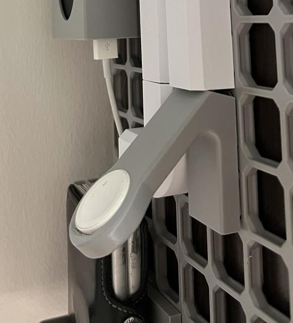 Apple Watch charger mount for openGrid 3D model thumbnail