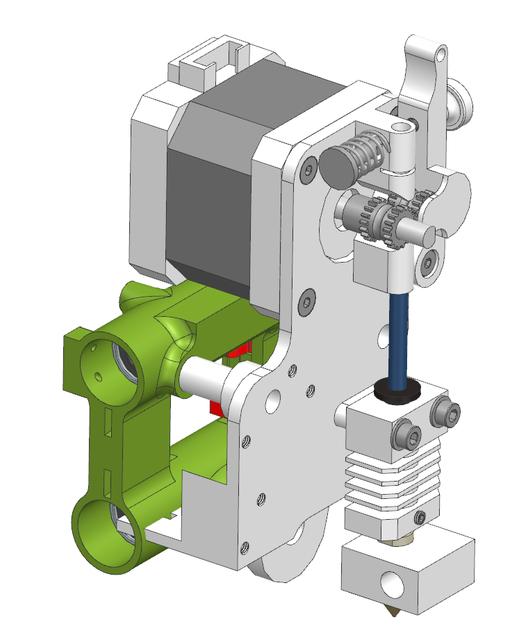 E3NG Toolhead Base MicroSwiss 3D model thumbnail