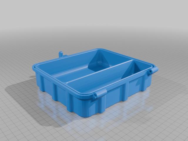 doosje foor fluke 77 insert for rugger box insert 3D model thumbnail