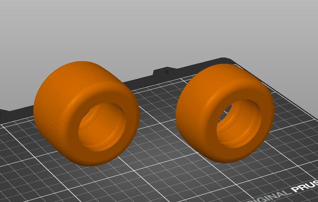 OpenRC F1 2023 Car - Tamiya F104 tires 3D model thumbnail