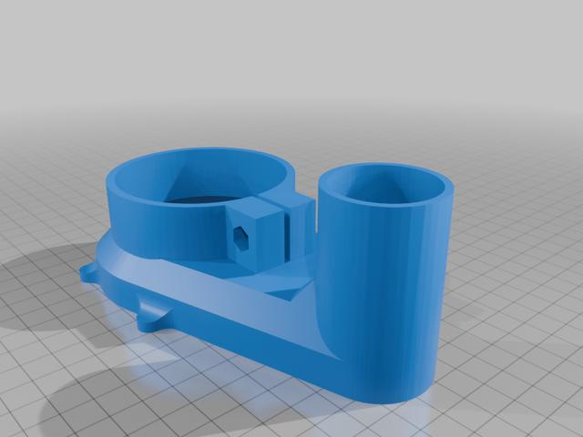 65mm dustshoe Genmitsu 4040 PRO (work in progress) 3D model thumbnail