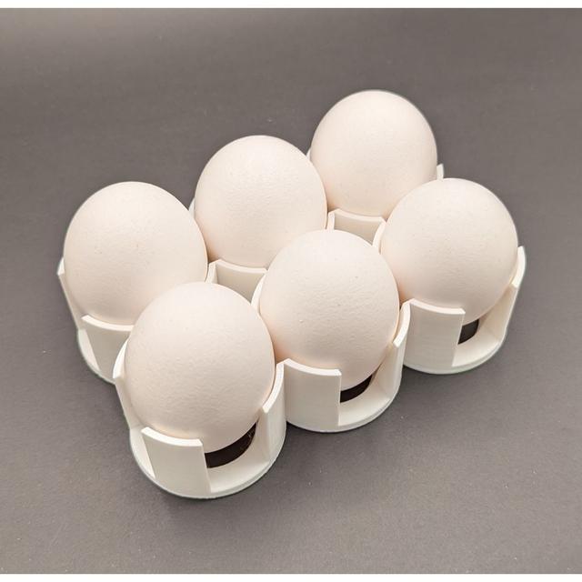 Egg tray 3D model thumbnail