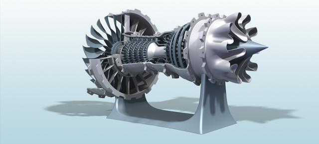 Printable 3D - Jet Engine  3D model thumbnail