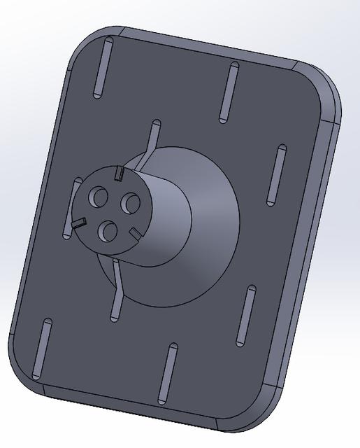 ikea skadis Killswitch Steamdeck mount 3D model thumbnail