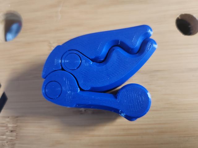 [Adhesion Fix Remix] Cam lock bag clip 3D model thumbnail
