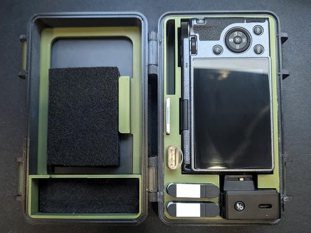 Ricoh GR III Case - Remix  iM20 - USB C SD Adapter 3D model thumbnail