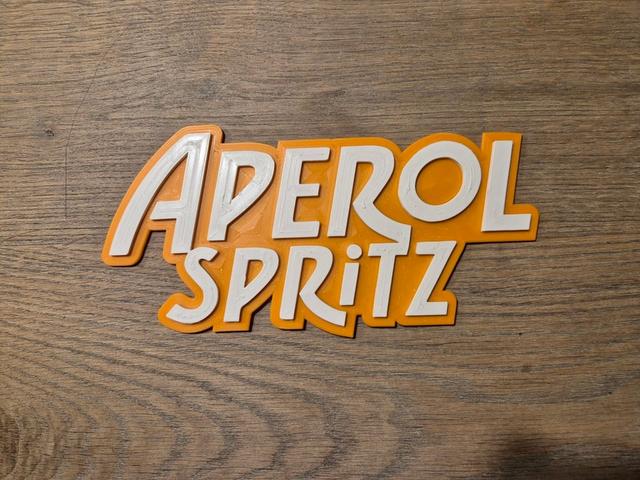 Aperol-Spritz logo 3D model thumbnail