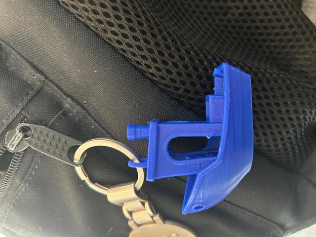 Benchy Keychain 3D model thumbnail