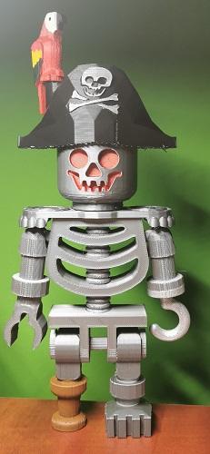 LEGO Skeleton (Pirate) 3D model thumbnail