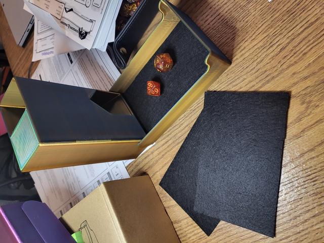 Felt Cutting Template for the Portable dice tower and storage 3D model thumbnail