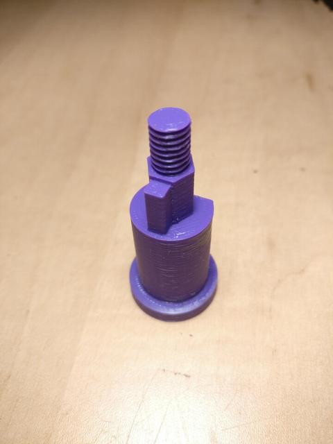 Spool Winder handle and crank remix 3D model thumbnail