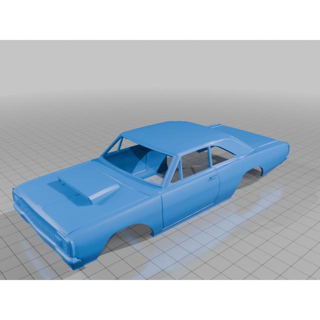 1/25 1970 chrysler vg valiant hardtop  3D model thumbnail