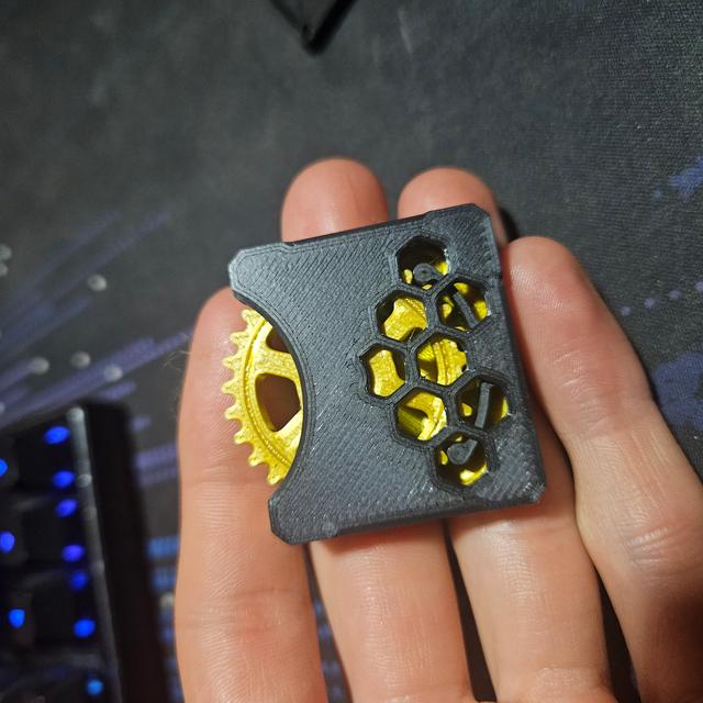 Penticton Robotics Style - Fidget Clicking Wheel 2.0 3D model thumbnail