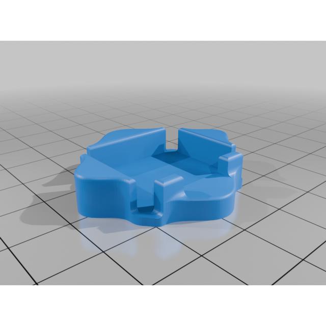 sonic pad sensor mount 3D model thumbnail