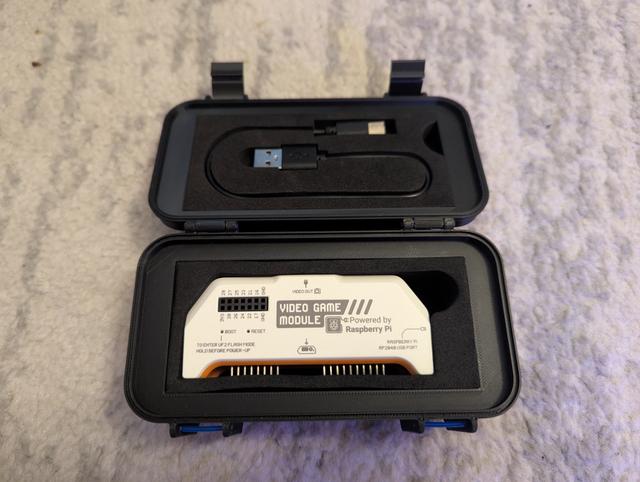 Flipper Zero Video Game Module case 3D model thumbnail