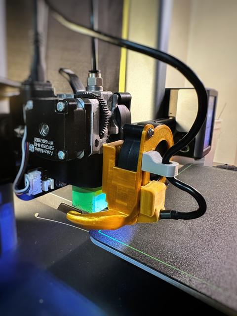 AnkerMake M5 5015 Fan Duct with Endoscope Holder 3D model thumbnail