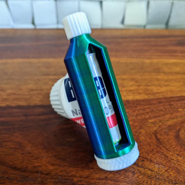 More enclosed body for ratchet toothpaste squeezer 3D model thumbnail