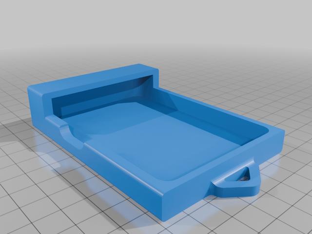 Thermometer wall mount 3D model thumbnail
