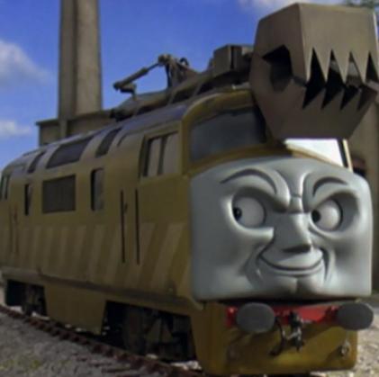 Diesel 10 devious smile face 3D model thumbnail