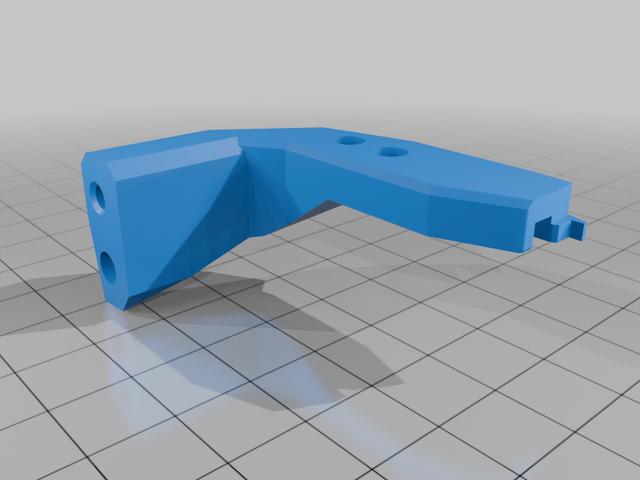 Voron CW2 Cable Chain Brige 2hole for EBB SB2240/2209 CAN 3D model thumbnail