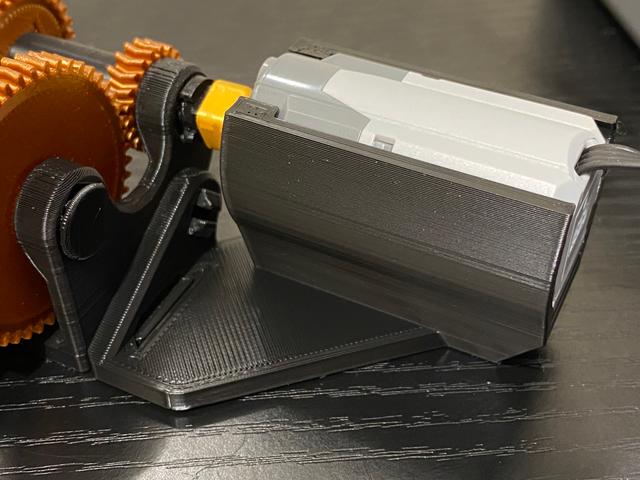Motor adaptor for MW-Mechanical's Gearbox 3D model thumbnail