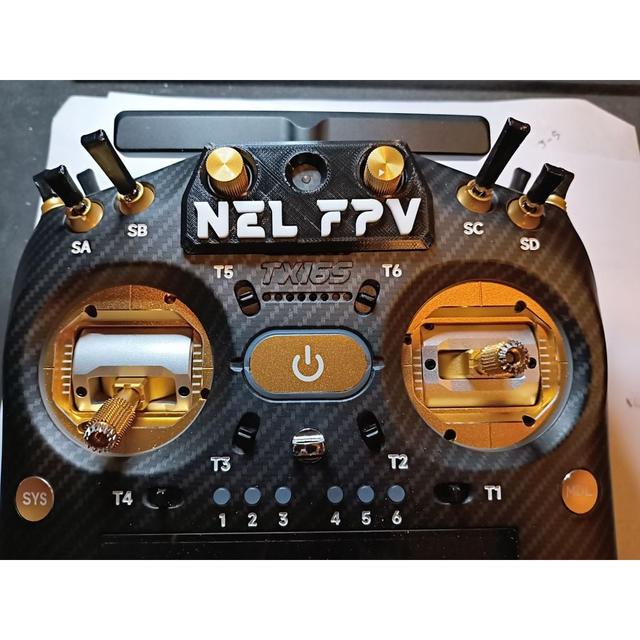 Radiomaster TX16s Blank Name Plate 3D model thumbnail
