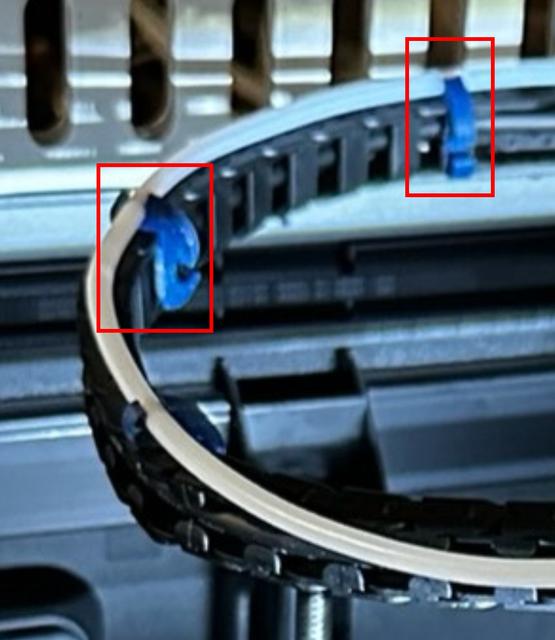 K1-K1 Max PTFE cable chain mount 3D model thumbnail