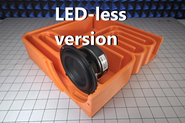 HexiBox Series: Dayton TCP115-4 7th Order Bandpass Subwoofer LED-less 3D model thumbnail