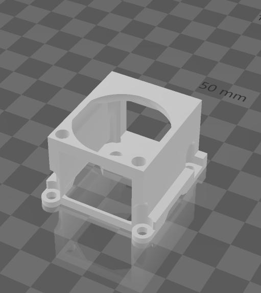 E3NG V 1.2 - TZ-E3 2.0 Hotend mount 3D model thumbnail