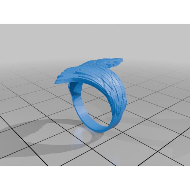 Smaller wings same size 3D model thumbnail