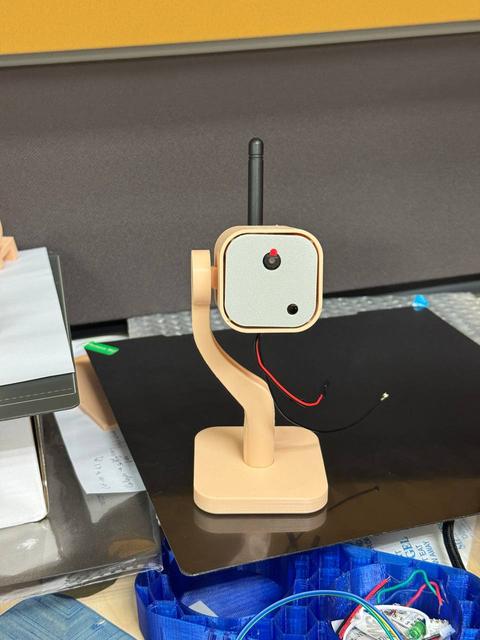 ESP32 Cam Case and Stand (with active cooling) 3D model thumbnail