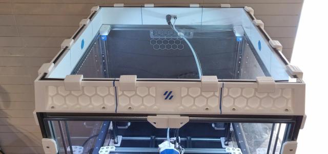Back center for 350 mm, with pass through for canbus/filament 3D model thumbnail