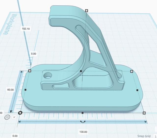 Hook for Bunnings Rack-it 1000kg 3D model thumbnail