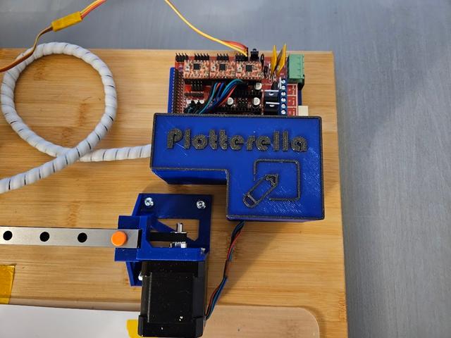 Printable CNC drawing Plotter 3D model thumbnail