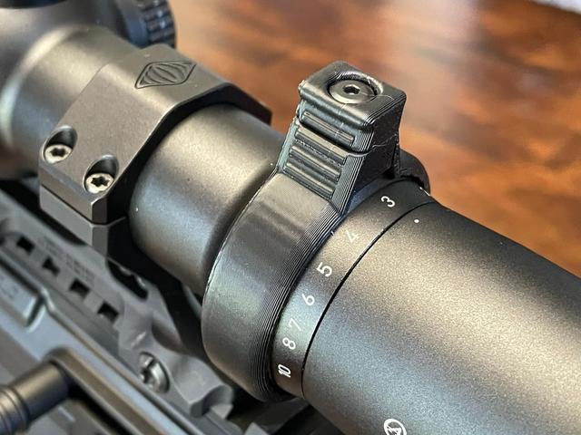 Athlon Scope 34mm Throw Lever 3D model thumbnail