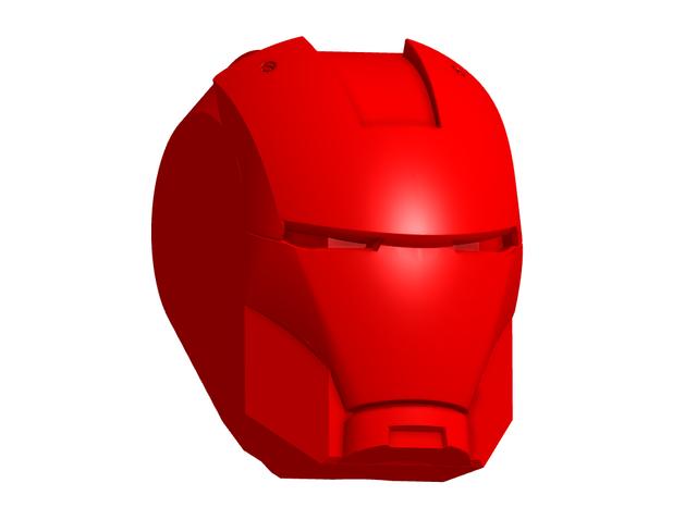 Dummy 13 Iron man Mask 3D model thumbnail