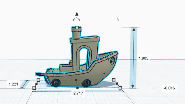 benchy drifting 3D model thumbnail