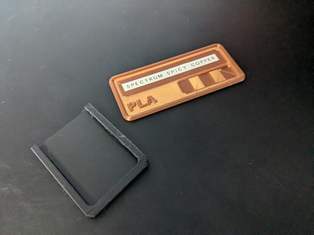 Dry Box Marking with Holder for Filament Sample 3D model thumbnail