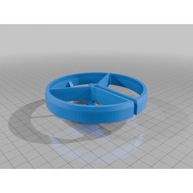 кольца на ванты 70 и 100 мм 3D model thumbnail