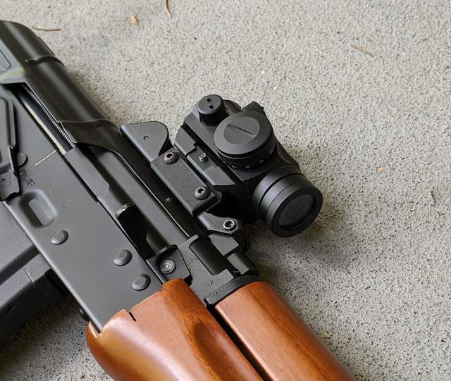 AKS-74U Rear Sight Picatinny Rail Adapter (Airsoft) 3D model thumbnail