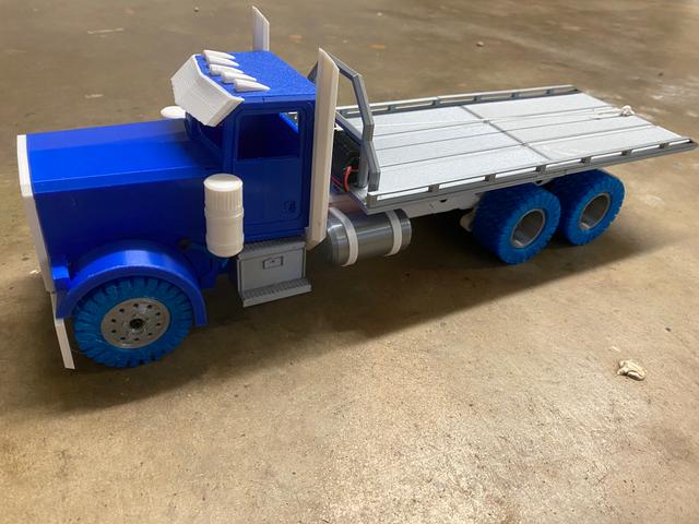 RollBack Truck 3D model thumbnail