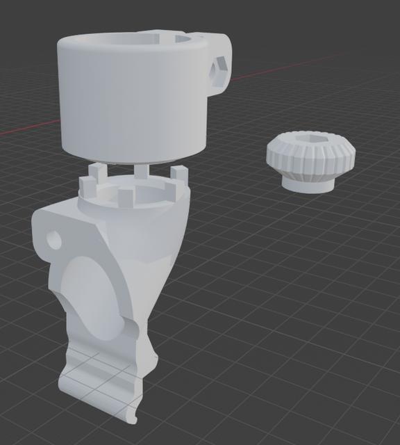 Tippmann TMC Feedneck 3D model thumbnail