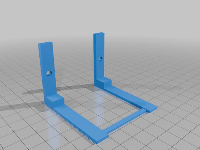 funko pop shelf 3D model thumbnail
