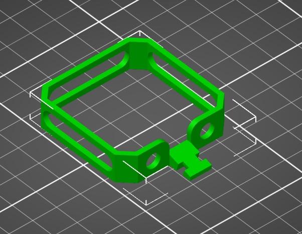 MK3 X-motor cable protection - light version 3D model thumbnail