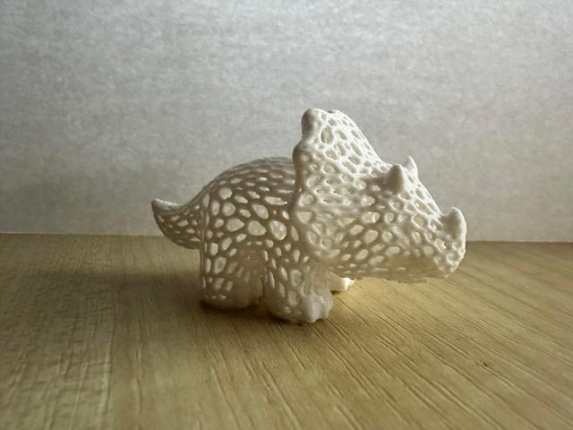 Voronoi Triceratops 3D model thumbnail
