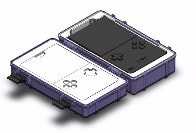 Rugged Analogue Pocket Case 3D model thumbnail
