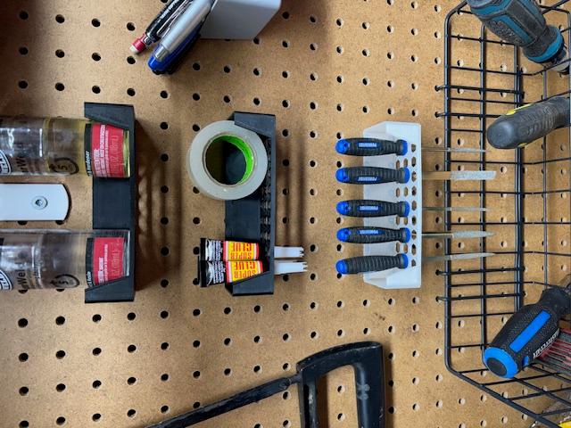 Modified Peg Trays 3D model thumbnail