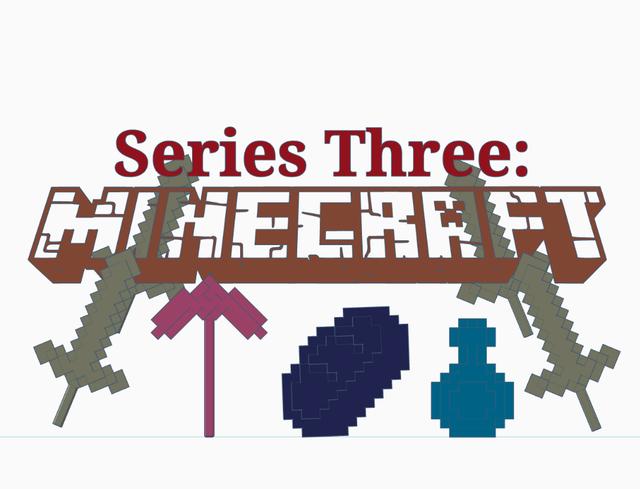 Dummy 13 Accessories: Series 3 -- Minecraft items 3D model thumbnail